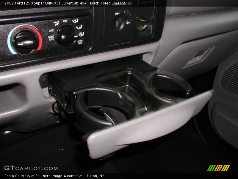 Black / Medium Flint 2002 Ford F250 Super Duty XLT SuperCab 4x4