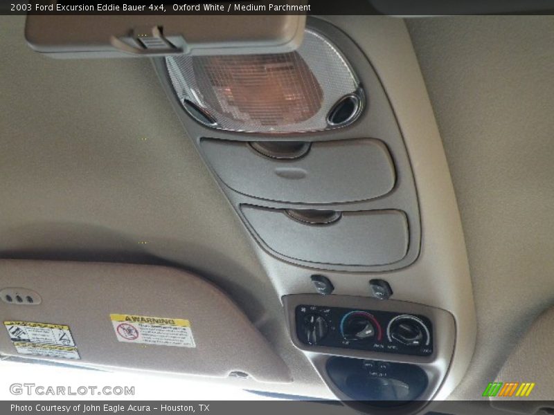 Oxford White / Medium Parchment 2003 Ford Excursion Eddie Bauer 4x4