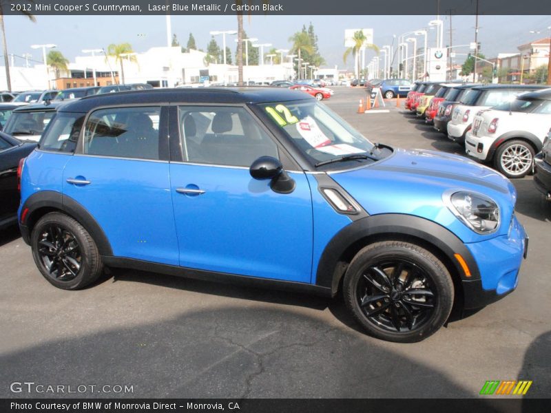 Laser Blue Metallic / Carbon Black 2012 Mini Cooper S Countryman