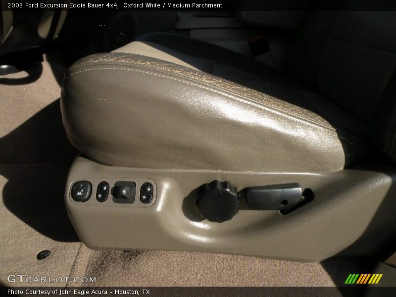 Oxford White / Medium Parchment 2003 Ford Excursion Eddie Bauer 4x4