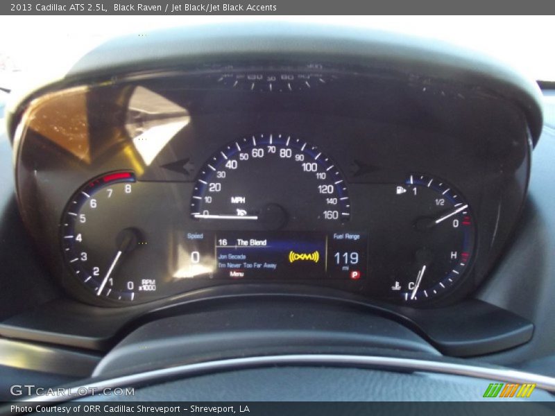 Black Raven / Jet Black/Jet Black Accents 2013 Cadillac ATS 2.5L