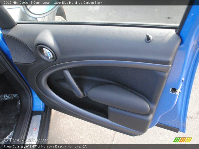 Laser Blue Metallic / Carbon Black 2012 Mini Cooper S Countryman