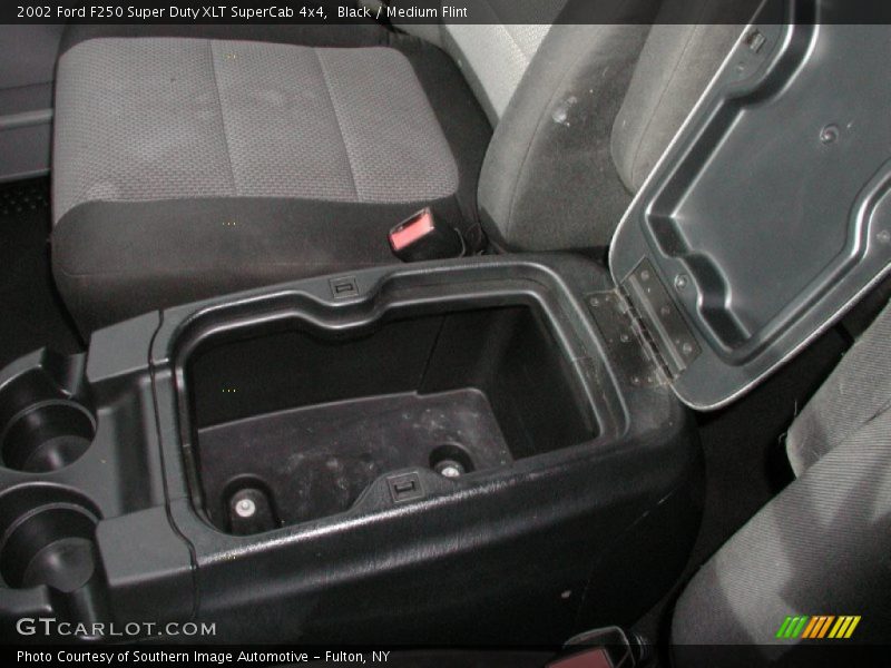 Black / Medium Flint 2002 Ford F250 Super Duty XLT SuperCab 4x4