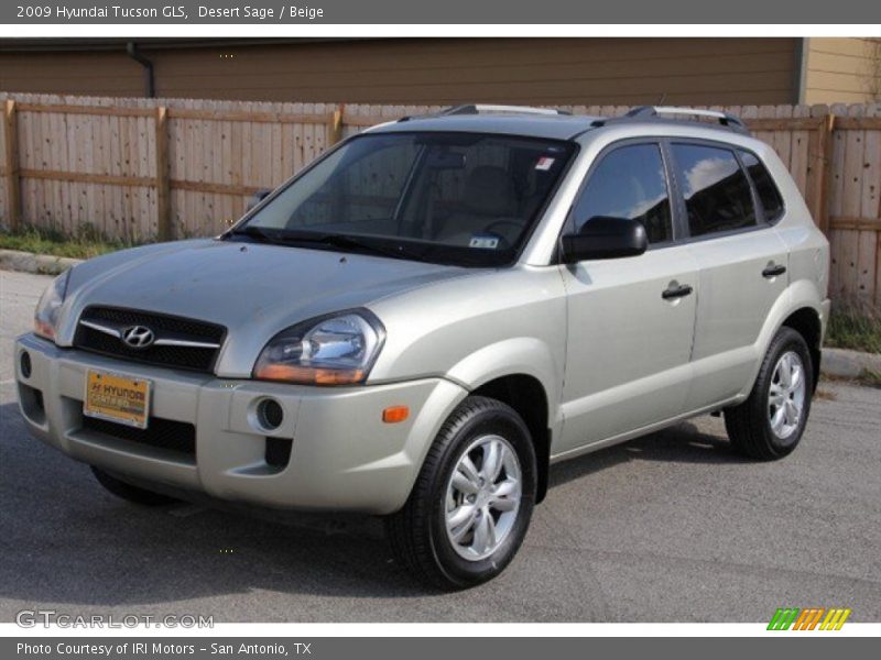 Desert Sage / Beige 2009 Hyundai Tucson GLS