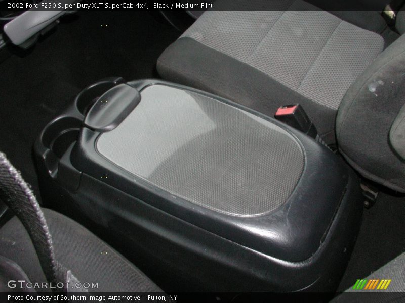 Black / Medium Flint 2002 Ford F250 Super Duty XLT SuperCab 4x4