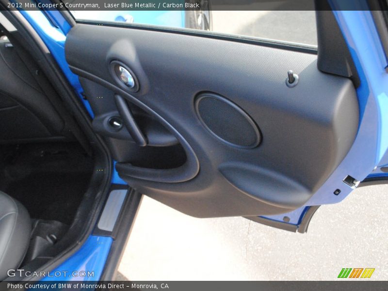 Laser Blue Metallic / Carbon Black 2012 Mini Cooper S Countryman