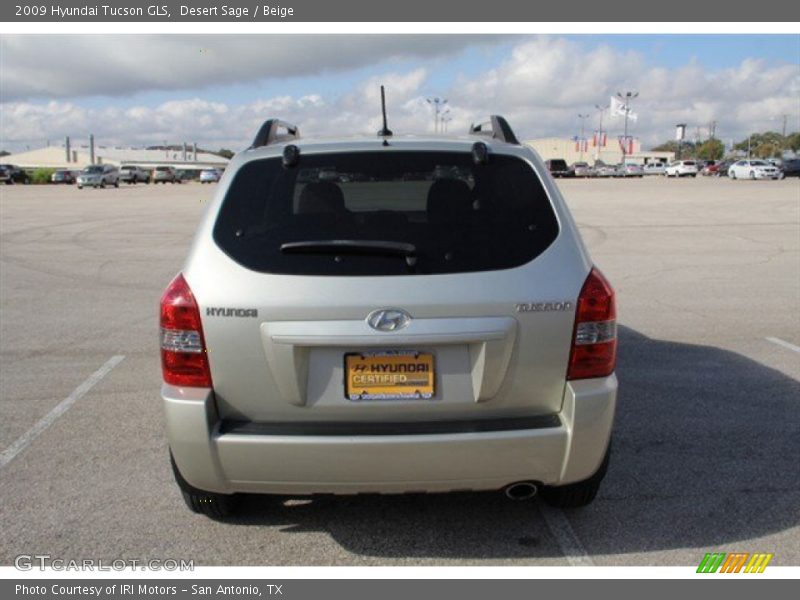 Desert Sage / Beige 2009 Hyundai Tucson GLS