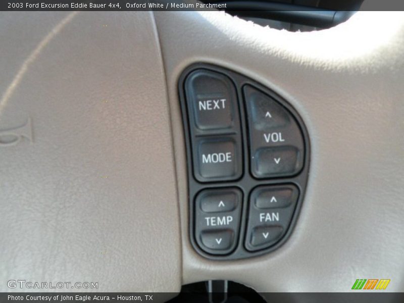 Oxford White / Medium Parchment 2003 Ford Excursion Eddie Bauer 4x4