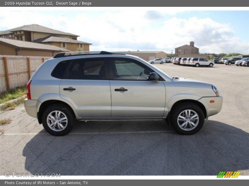 Desert Sage / Beige 2009 Hyundai Tucson GLS
