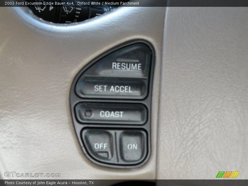 Oxford White / Medium Parchment 2003 Ford Excursion Eddie Bauer 4x4