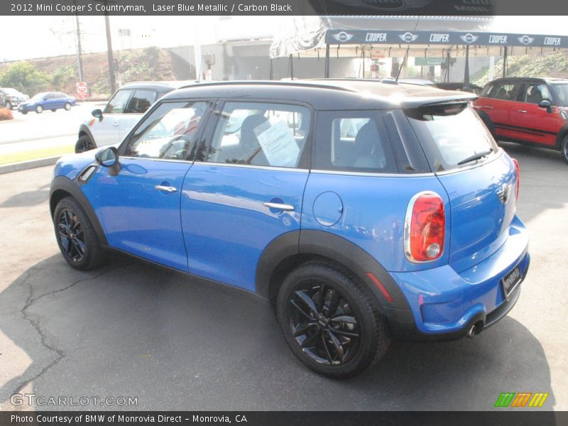 Laser Blue Metallic / Carbon Black 2012 Mini Cooper S Countryman