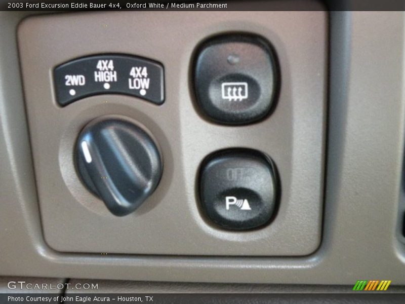 Oxford White / Medium Parchment 2003 Ford Excursion Eddie Bauer 4x4