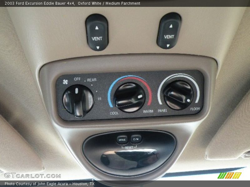 Oxford White / Medium Parchment 2003 Ford Excursion Eddie Bauer 4x4
