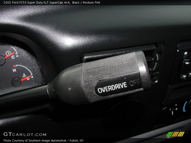 Black / Medium Flint 2002 Ford F250 Super Duty XLT SuperCab 4x4
