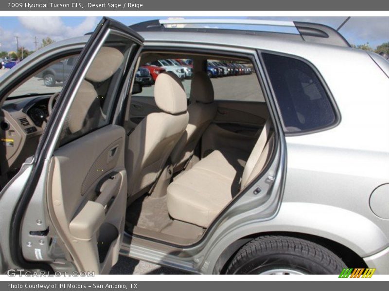 Desert Sage / Beige 2009 Hyundai Tucson GLS