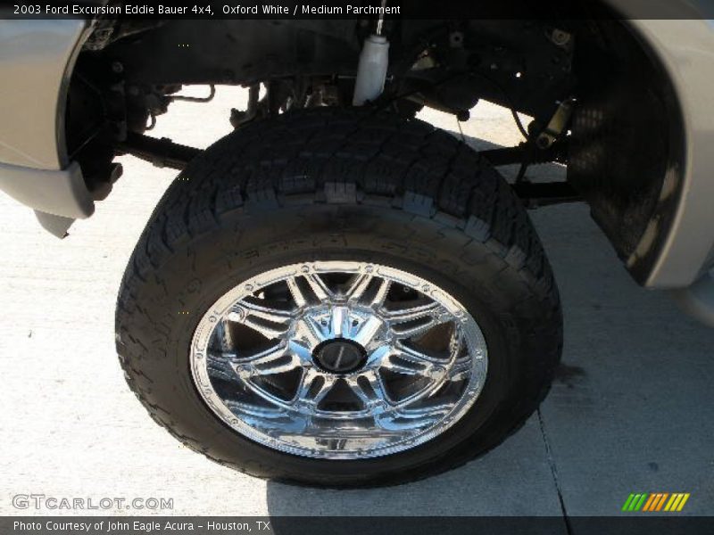 Oxford White / Medium Parchment 2003 Ford Excursion Eddie Bauer 4x4