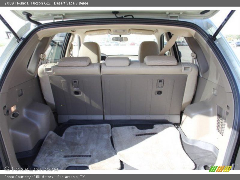 Desert Sage / Beige 2009 Hyundai Tucson GLS
