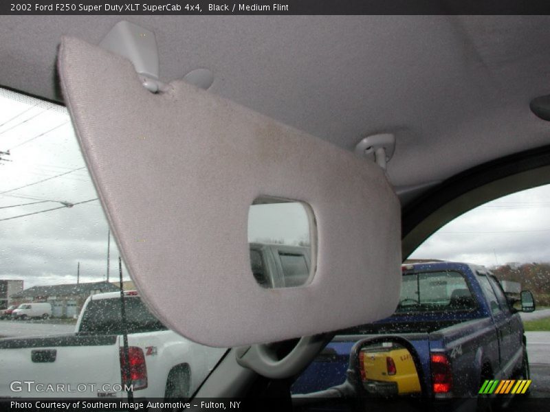 Black / Medium Flint 2002 Ford F250 Super Duty XLT SuperCab 4x4