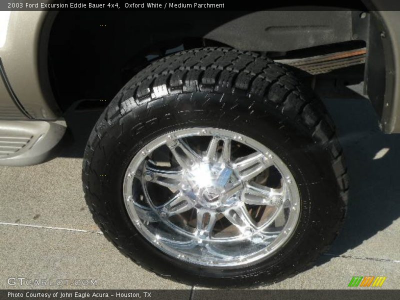 Oxford White / Medium Parchment 2003 Ford Excursion Eddie Bauer 4x4