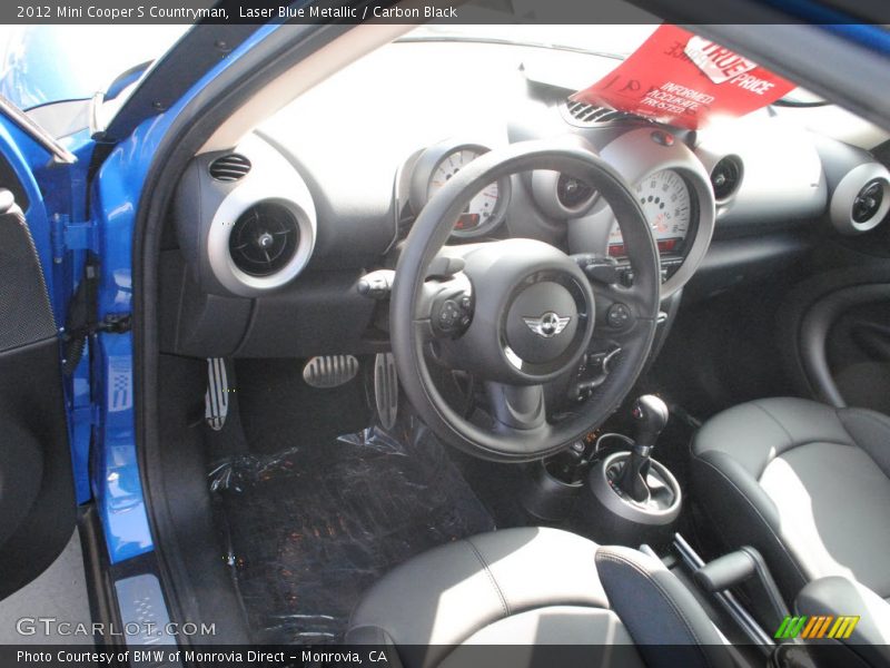 Laser Blue Metallic / Carbon Black 2012 Mini Cooper S Countryman