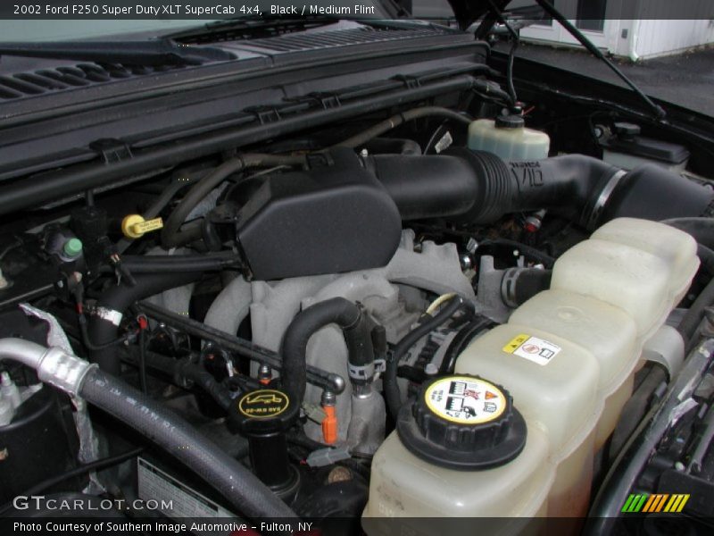 Black / Medium Flint 2002 Ford F250 Super Duty XLT SuperCab 4x4