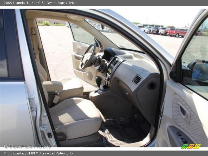 Desert Sage / Beige 2009 Hyundai Tucson GLS