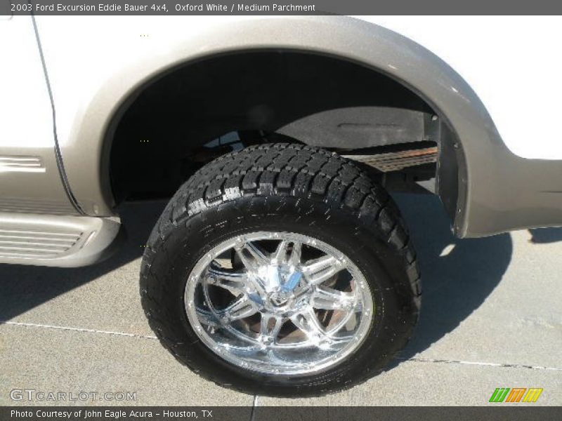 Oxford White / Medium Parchment 2003 Ford Excursion Eddie Bauer 4x4