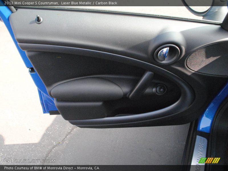 Laser Blue Metallic / Carbon Black 2012 Mini Cooper S Countryman