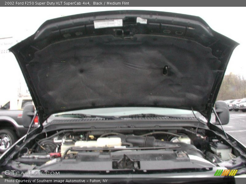 Black / Medium Flint 2002 Ford F250 Super Duty XLT SuperCab 4x4