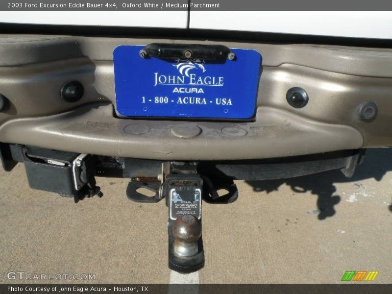 Oxford White / Medium Parchment 2003 Ford Excursion Eddie Bauer 4x4