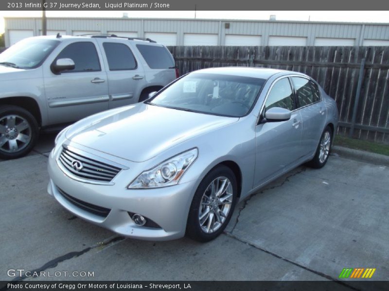 Liquid Platinum / Stone 2013 Infiniti G 37 Journey Sedan