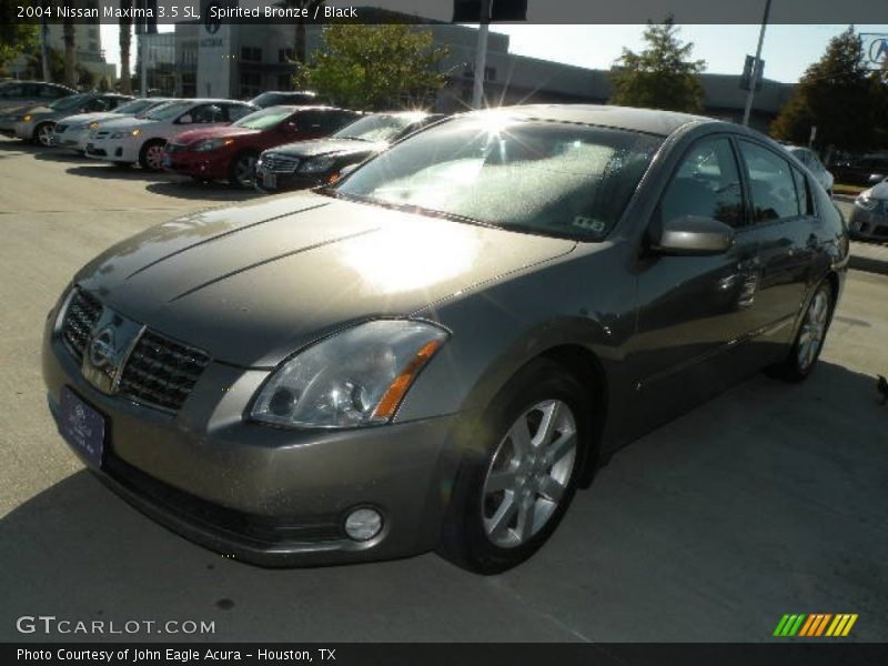 Spirited Bronze / Black 2004 Nissan Maxima 3.5 SL