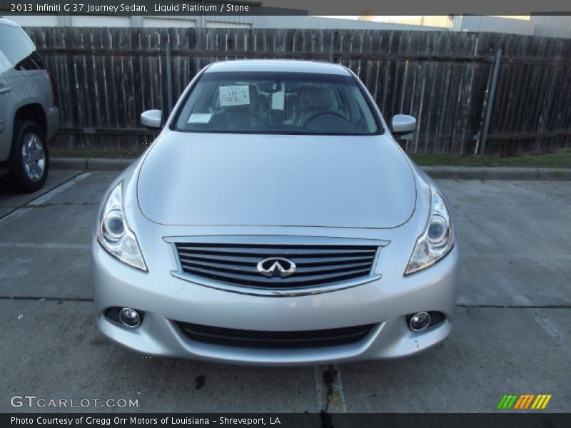 Liquid Platinum / Stone 2013 Infiniti G 37 Journey Sedan