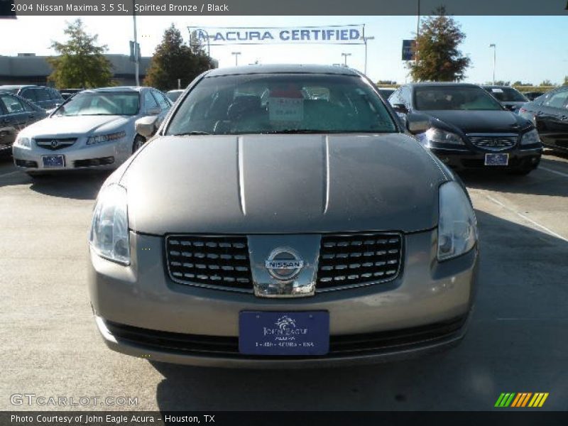 Spirited Bronze / Black 2004 Nissan Maxima 3.5 SL