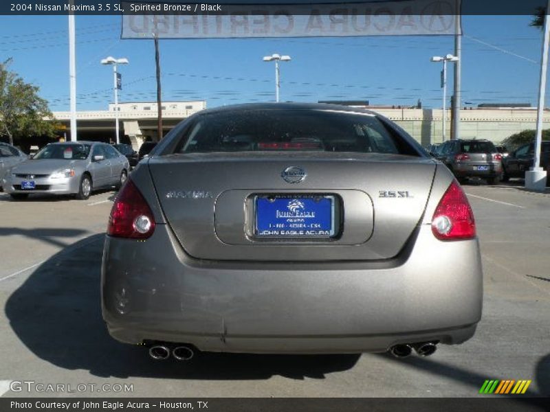Spirited Bronze / Black 2004 Nissan Maxima 3.5 SL