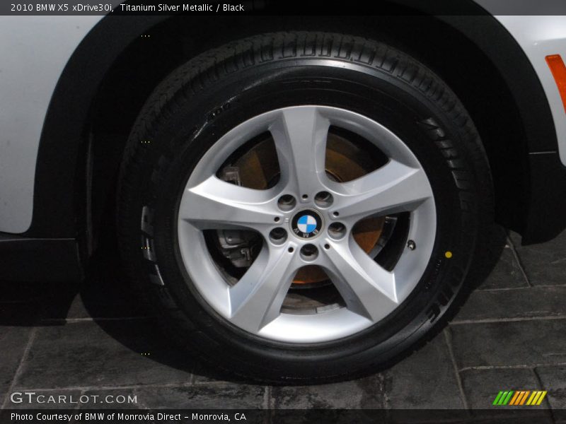 Titanium Silver Metallic / Black 2010 BMW X5 xDrive30i