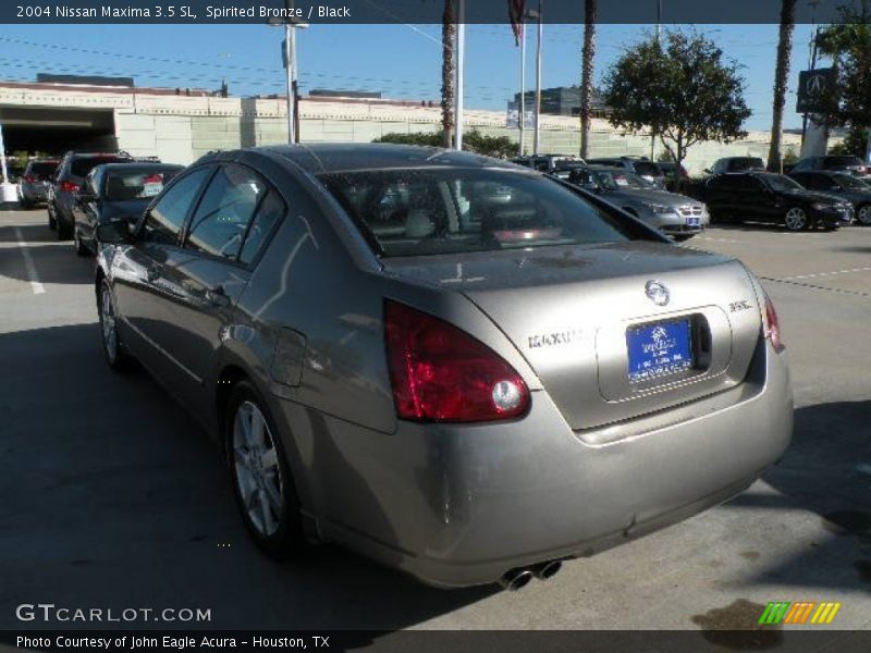 Spirited Bronze / Black 2004 Nissan Maxima 3.5 SL