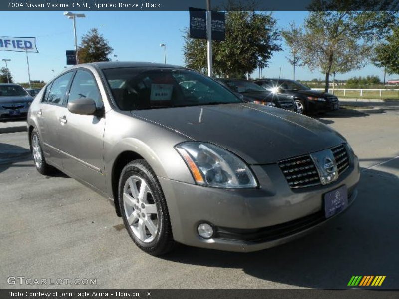 Spirited Bronze / Black 2004 Nissan Maxima 3.5 SL