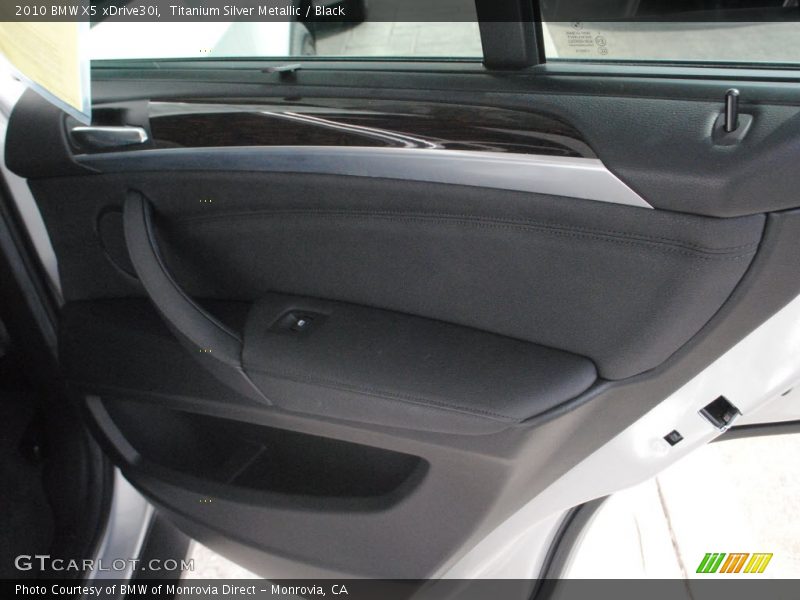 Titanium Silver Metallic / Black 2010 BMW X5 xDrive30i
