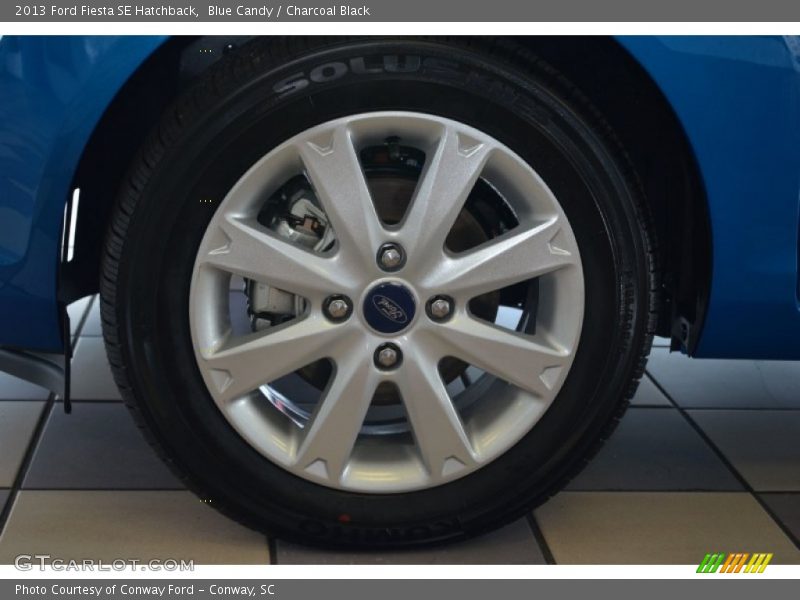 Blue Candy / Charcoal Black 2013 Ford Fiesta SE Hatchback