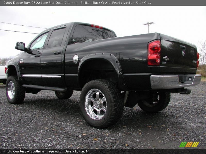 Brilliant Black Crystal Pearl / Medium Slate Gray 2009 Dodge Ram 2500 Lone Star Quad Cab 4x4