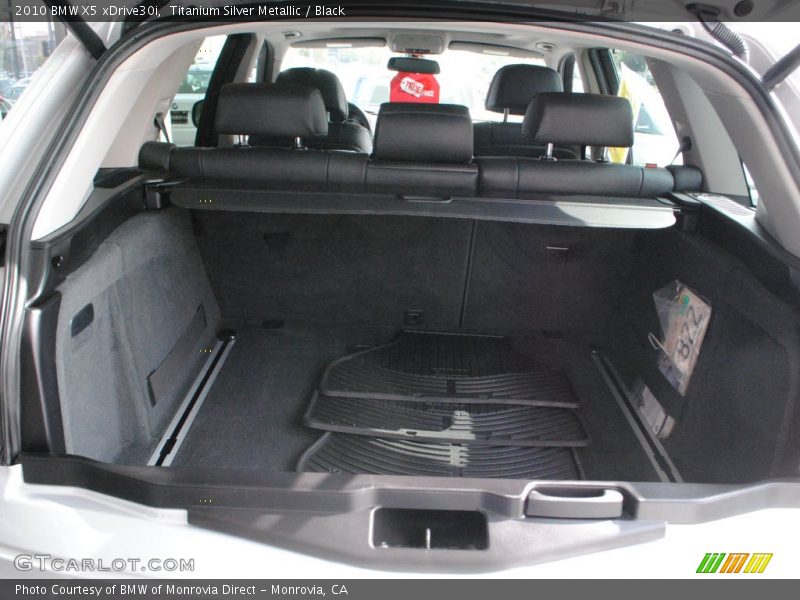 Titanium Silver Metallic / Black 2010 BMW X5 xDrive30i