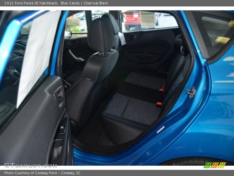Blue Candy / Charcoal Black 2013 Ford Fiesta SE Hatchback