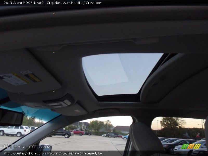 Graphite Luster Metallic / Graystone 2013 Acura MDX SH-AWD