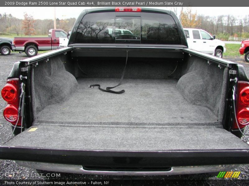 Brilliant Black Crystal Pearl / Medium Slate Gray 2009 Dodge Ram 2500 Lone Star Quad Cab 4x4