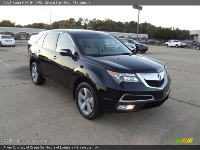 Crystal Black Pearl / Parchment 2013 Acura MDX SH-AWD