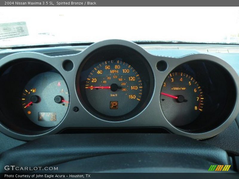 Spirited Bronze / Black 2004 Nissan Maxima 3.5 SL