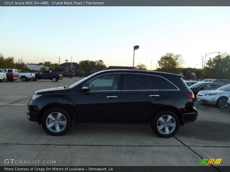 Crystal Black Pearl / Parchment 2013 Acura MDX SH-AWD