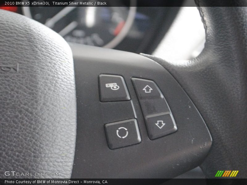 Titanium Silver Metallic / Black 2010 BMW X5 xDrive30i