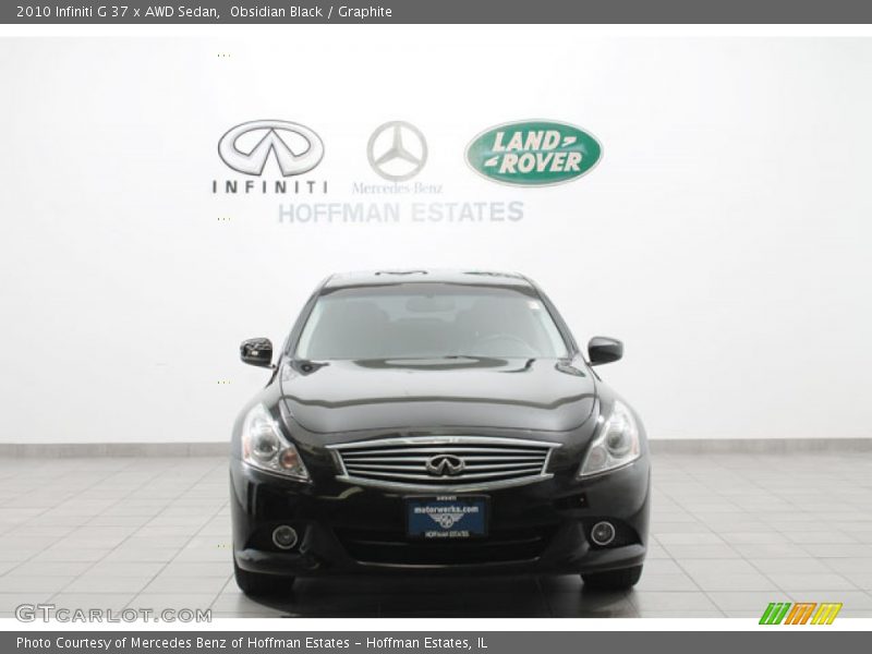 Obsidian Black / Graphite 2010 Infiniti G 37 x AWD Sedan